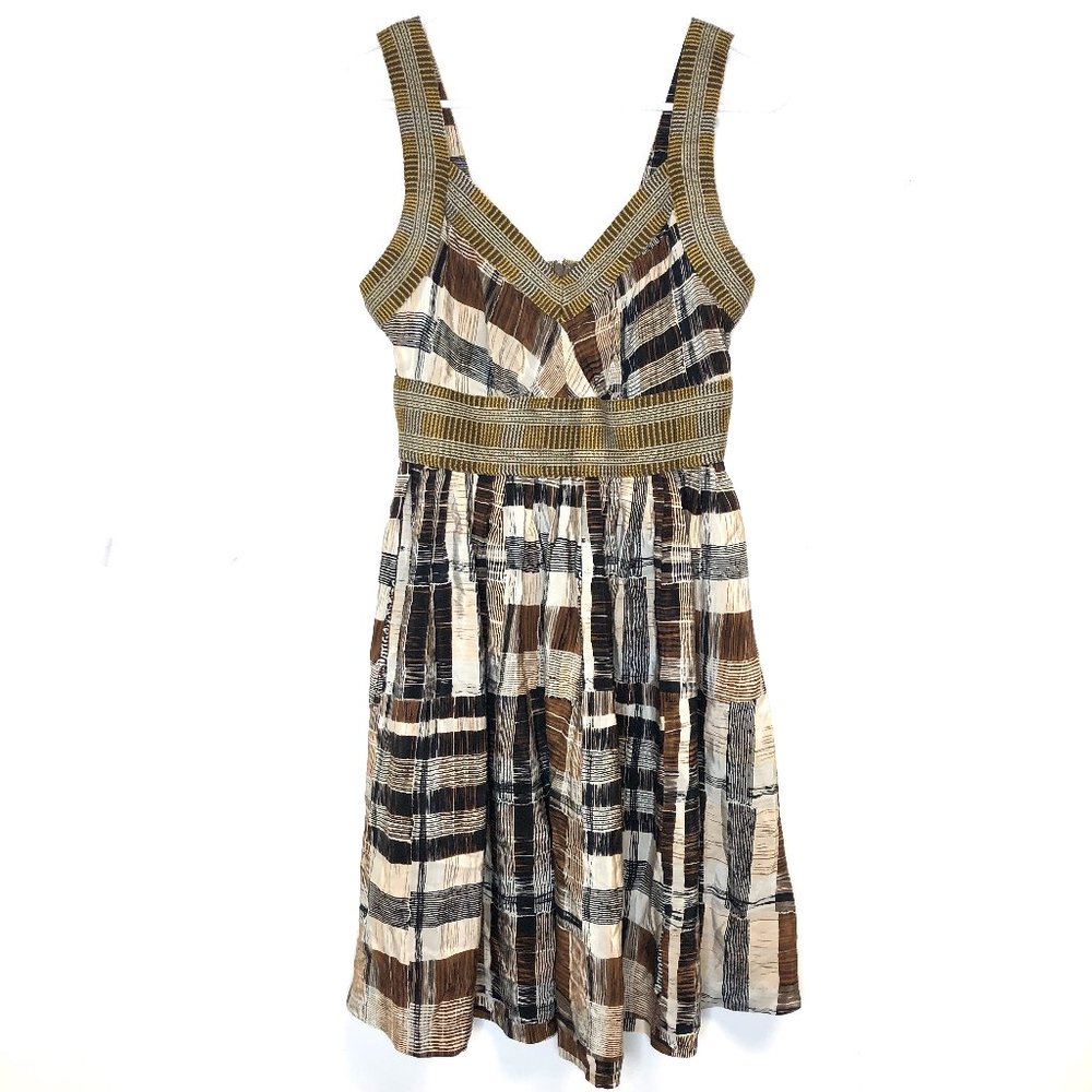 Plenty Tracy Reese boho silk dress ethnic tribal 4